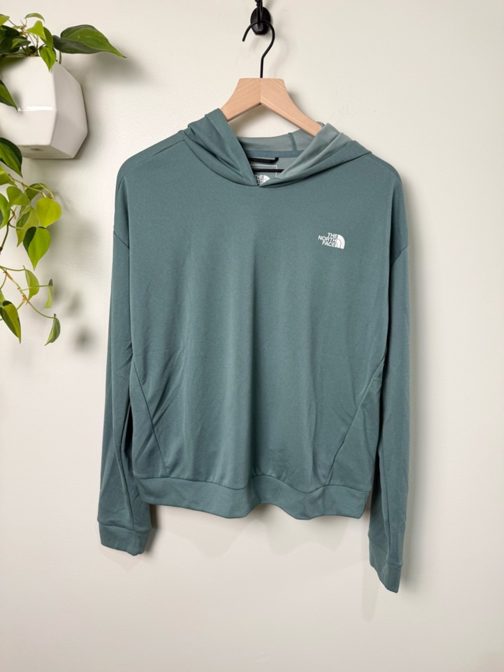 The North Face Women's Wander Sun Hoodie Size L Blue Performance UV Protection